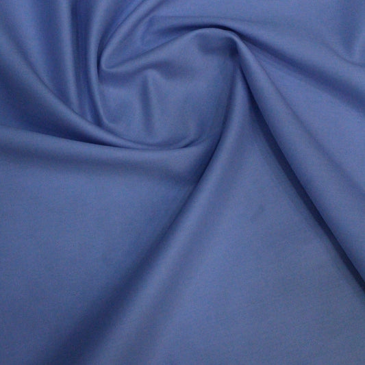 Classic  Blue Cotton Premium Unstitched Suit